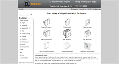 Desktop Screenshot of elbutik.dk